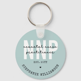 Porte-clés Infirmière néonatale NNP personnalisée