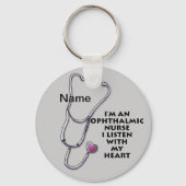 Porte-clés Infirmière ophtalmique (Recto)