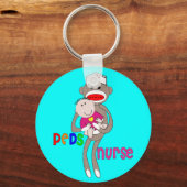 Porte-clés Infirmière pédiatrique Conception du singe de l'ép (Recto)