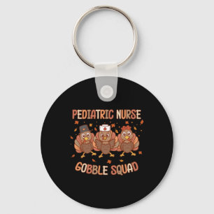 Porte-clés Infirmière Pédiatrique Turquie Gobble Squad Peds N