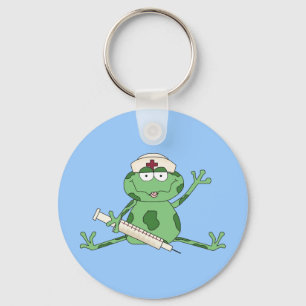 Porte-clés Infirmière Porte - clé de grenouille