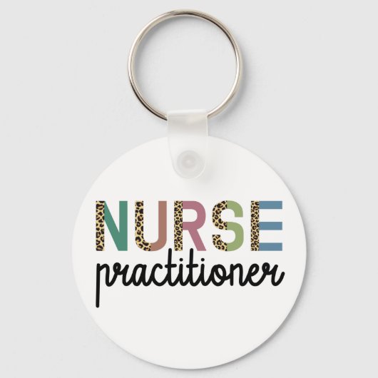 Porte-clés Infirmière Praticien NP cadeaux d'appréciation (Recto)