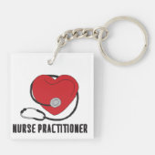Porte-clés Infirmière Praticien NP Infirmière Praticien Art D (Dos)