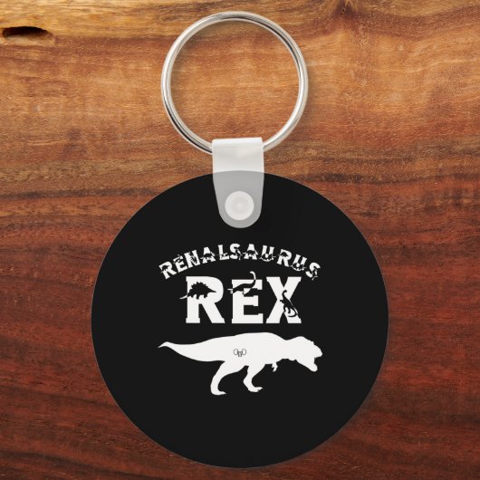 Porte-clés Infirmière Rein Maladie Transplanter Tech Dinosaur (Recto)