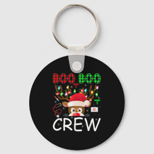 Porte-clés Infirmière Reindeer Christmas Scrub Tops Boo Crew