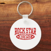 Porte-clés Infirmière rock Star (Recto)