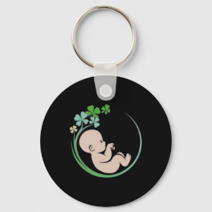 Porte-clés Infirmière sage-femme chanceuse St. Patricks Day