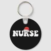 Porte-clés Infirmière Santa Hat Noël Soins infirmiers (Recto)