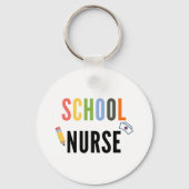 Porte-clés Infirmière scolaire (Recto)