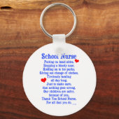 Porte-clés Infirmière scolaire (Recto)