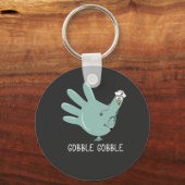 Porte-clés infirmière Turquie Gobble Squad ER infirmière Than (Recto)