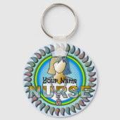 Porte-clés Infirmière vraiment Cool (Recto)