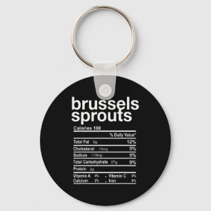 Porte-clés Informations nutritionnelles sur les choux de Brux
