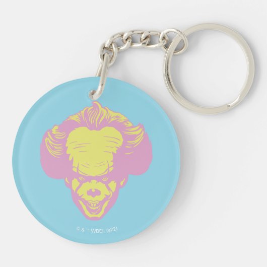 Porte-clés informatique | Motif principal Pennywise Pastel (Dos)