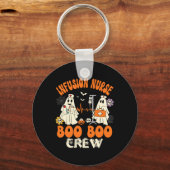 Porte-clés Infusion Infirmière Boo Crew Infirmière Halloween  (Recto)