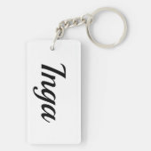 Porte-clés Inga schwarz weiß (Dos)