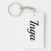 Porte-clés Inga schwarz weiß (Devant)