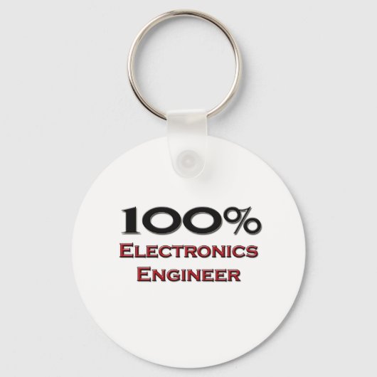 Porte-clés Ingénieur 100 % électronique (Recto)