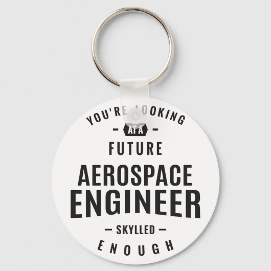 Porte-clés Ingénieur aérospatial (Recto)