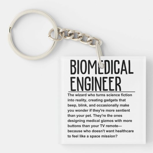 Porte-clés Ingénieur biomédical (Devant)