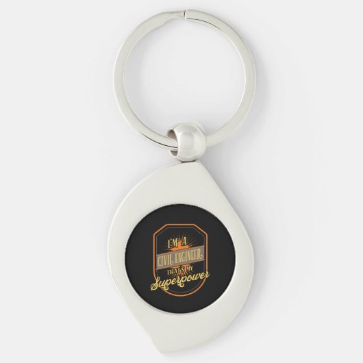 Porte-clés Ingénieur civil (Devant)