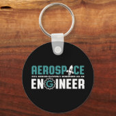 Porte-clés Ingénieur Geek amusant Génie aérospatial Major (Recto)