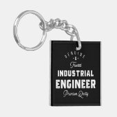 Porte-clés Ingénieur industriel, cool, ingénieur, ingénierie, (Devant gauche)