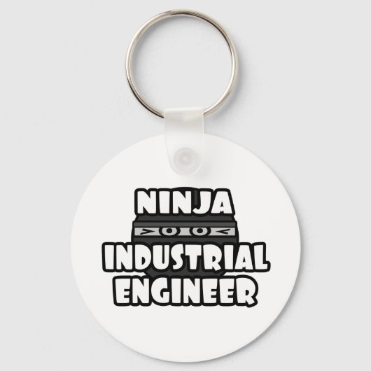 Porte-clés Ingénieur industriel Ninja (Recto)