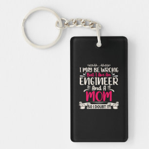 Porte-clés Ingénieur Je Suis Ingénieur Et Maman