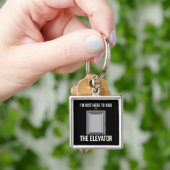 Porte-clés Ingénieur Mécanique De L'Ascenseur Circuler Sur L' (main)