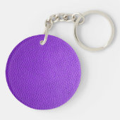 Porte-clés initial monogramme violet (Dos)
