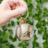 Porte-clés Initiale de personnaliser (Main)