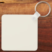 Porte-clés Initiale personnalisée moderne (Verso)