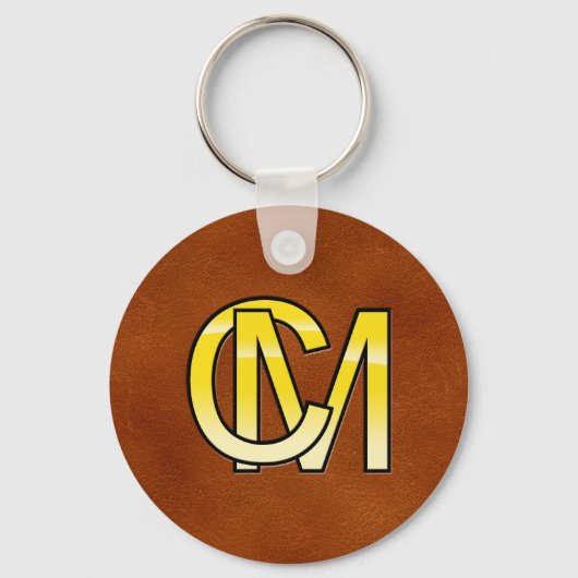 Porte-clés initiales C et M (Recto)