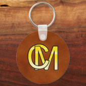 Porte-clés initiales C et M (Recto)