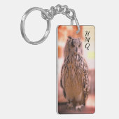 Porte-clés Initiales de Somerset Owl Experience avec devis (Devant gauche)