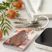 Porte-clés Initiales de Somerset Owl Experience avec devis (Devant droit)