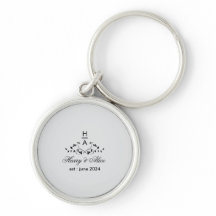 Initiales du mariage Monogram Couple
