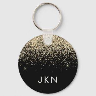 Porte-clés Initiales Monogrammes pour filles Parties scintill
