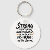 Porte-clés Insecable dans la tempête (Recto)