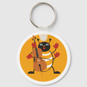 Porte-clés Insecte de violoncelle