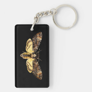 Porte-clés insecte papillon papillon de la tête de mort afri