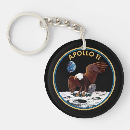 Porte-clés Insigne d'Apollo 11 (Devant)
