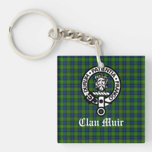 Porte-clés Insigne de Clan Muir et tartan
