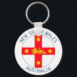 Porte-clés Insigne de la Nouvelle-Galles du Sud, Australie<br><div class="desc">Insigne de la Nouvelle-Galles du Sud,  Australie.</div>