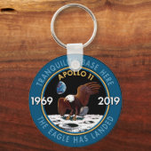 Porte-clés Insigne de mission du 50e anniversaire d'Apollo 11 (Recto)