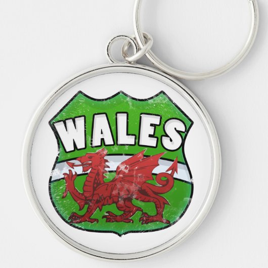 PORTE-CLÉS INSIGNE DU PAYS DE GALLES (Devant)
