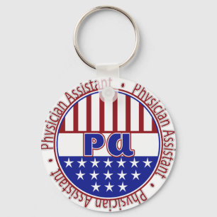 Porte-clés INSIGNE PATRIOTIQUE auxiliaire de médecin de PA
