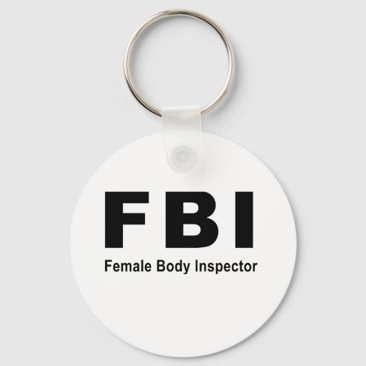 Porte-clés Inspecteur du corps féminin (Recto)