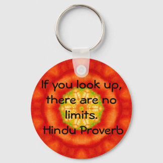 Porte-clés inspirant proverbe hindou d'Inde